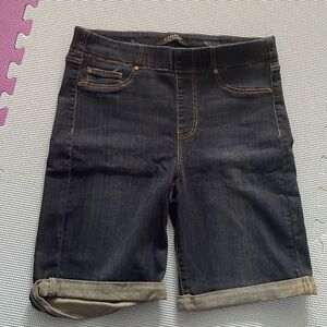 Liverpool The Bermuda Stretch Denim Shorts - Griffith